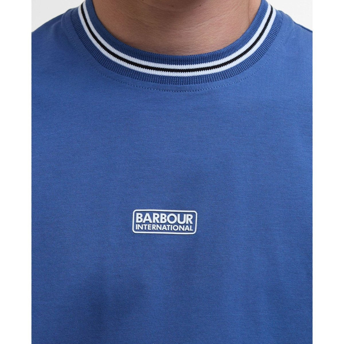 Barbour International Central Logo Tipped T-Shirt - Curtis & Dunne