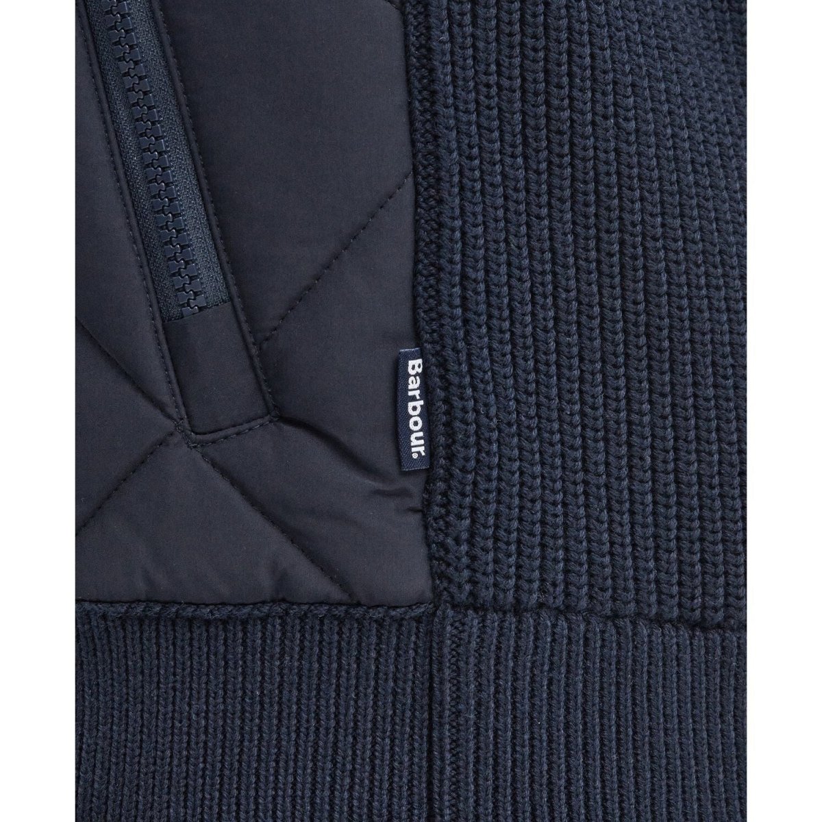 Barbour Newland Quilted Zip Knit - Curtis & Dunne