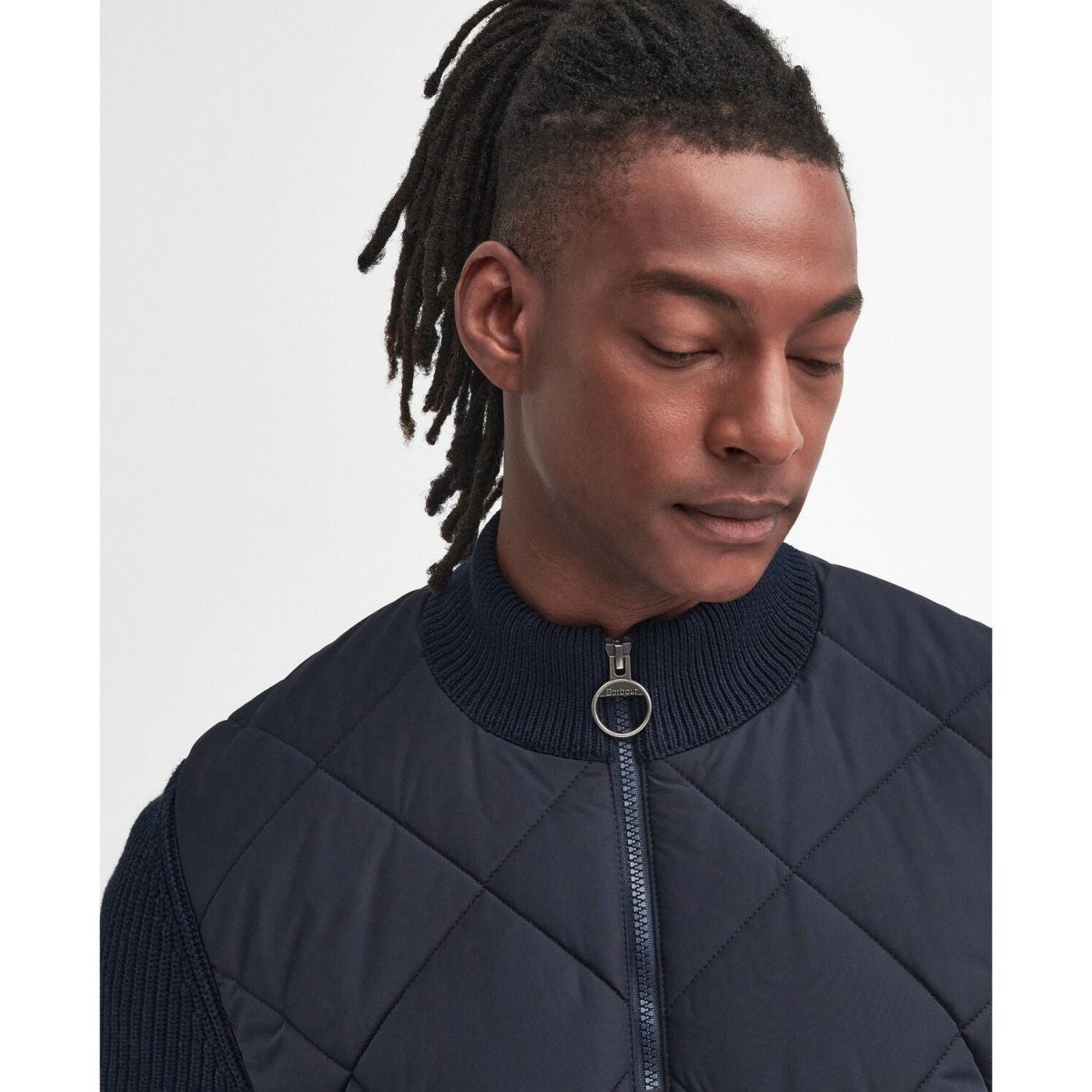 Barbour Newland Quilted Zip Knit - Curtis & Dunne