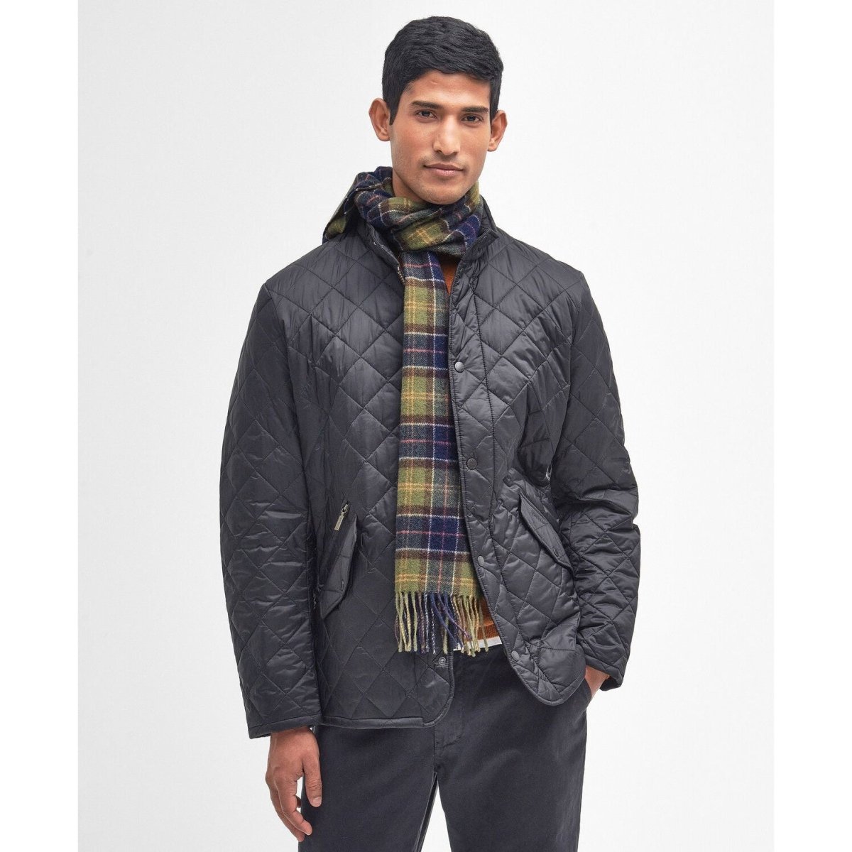 Barbour Tartan Lambswool Scarf - Curtis & Dunne