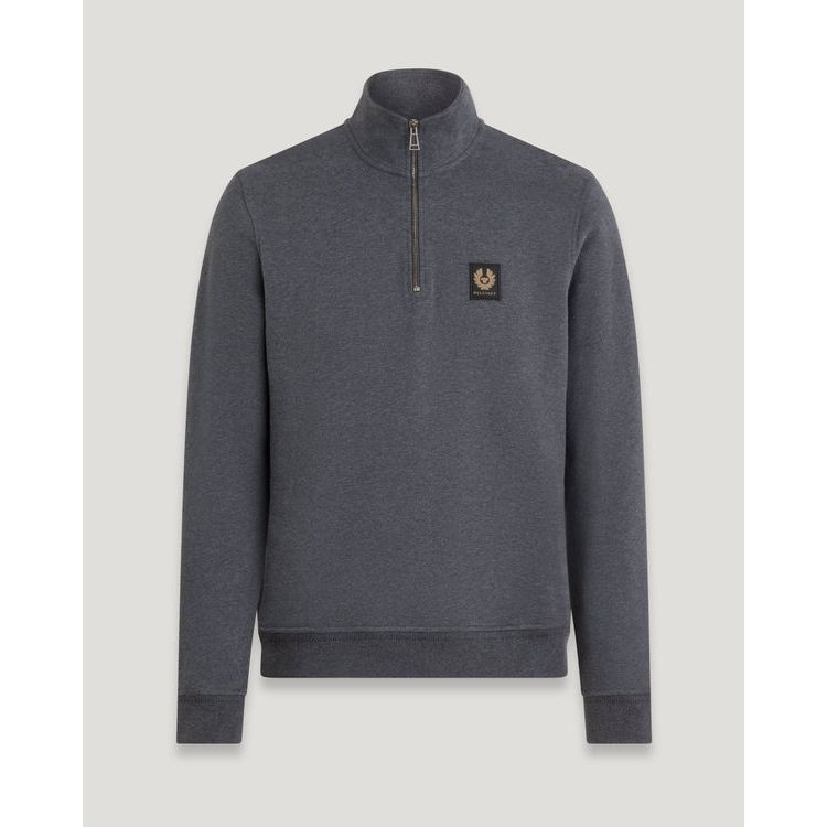 Belstaff Quarter Zip Sweatshirt - Curtis & Dunne