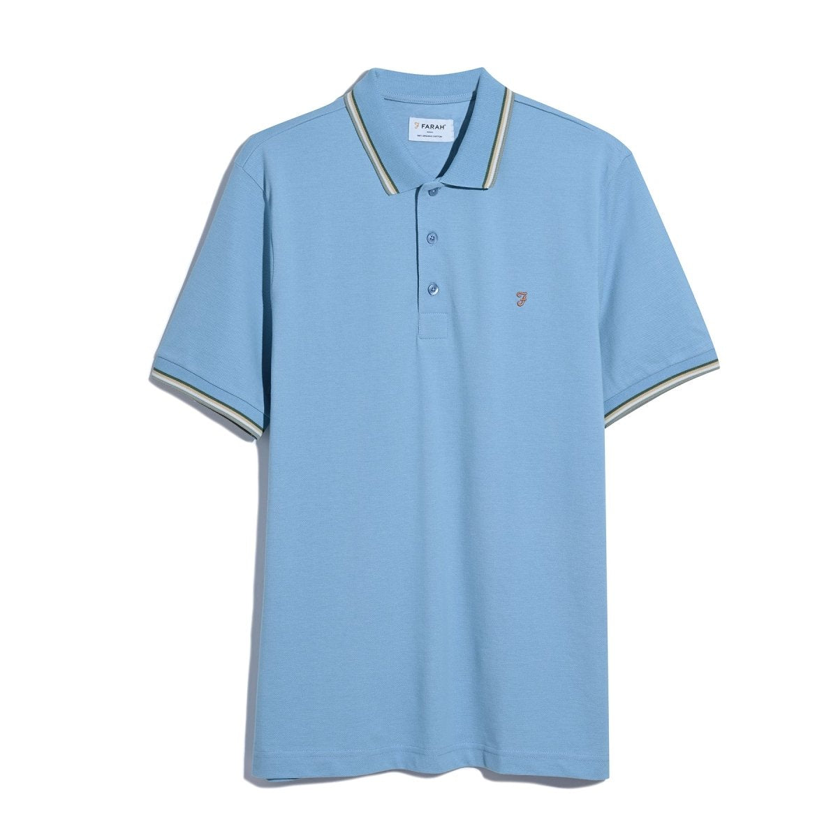 Farah Alvin Tipped Polo Shirt - Curtis & Dunne