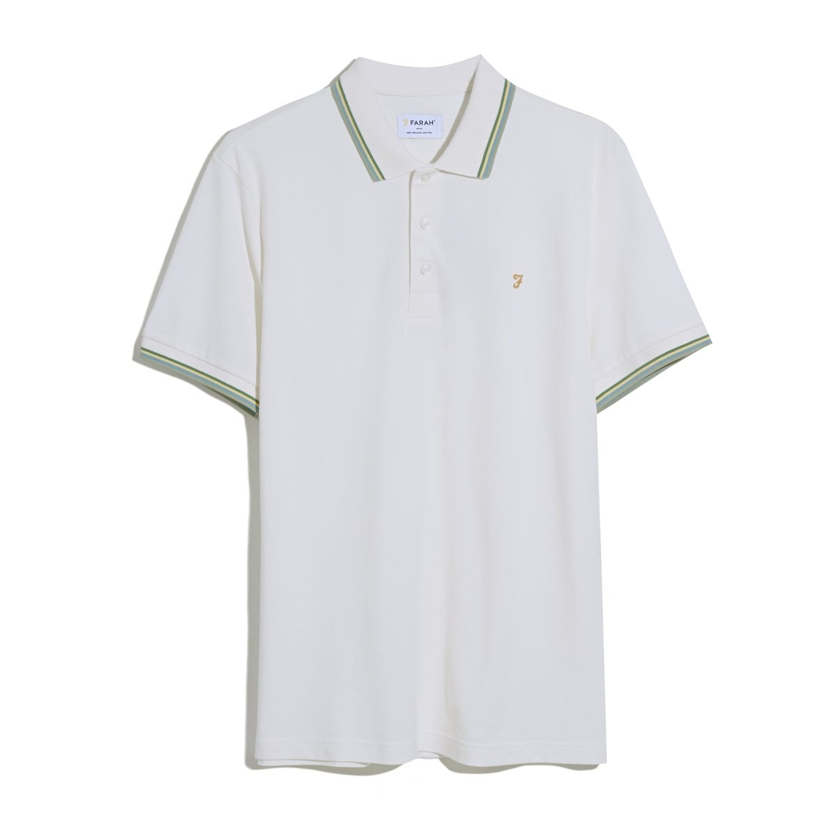 Farah Alvin Tipped Polo Shirt - Curtis & Dunne