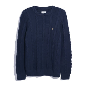 Farah Mendon Cable Sweater - Curtis & Dunne