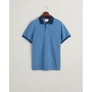 Gant 4 Colour Oxford Pique Polo - Curtis & Dunne