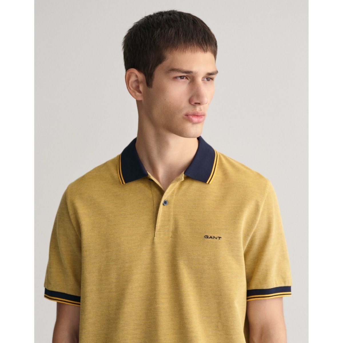 Gant 4 Colour Oxford Pique Polo - Curtis & Dunne