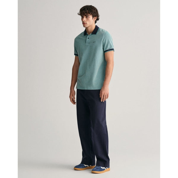 Gant 4 Colour Oxford Pique Polo - Curtis & Dunne