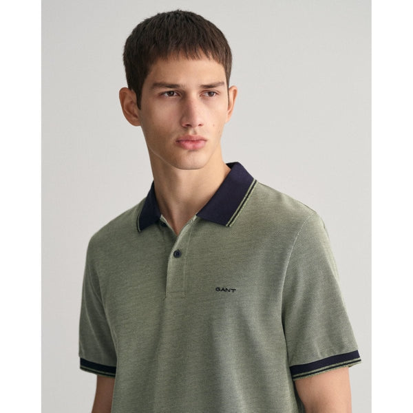 Gant 4 Colour Oxford Pique Polo - Curtis & Dunne