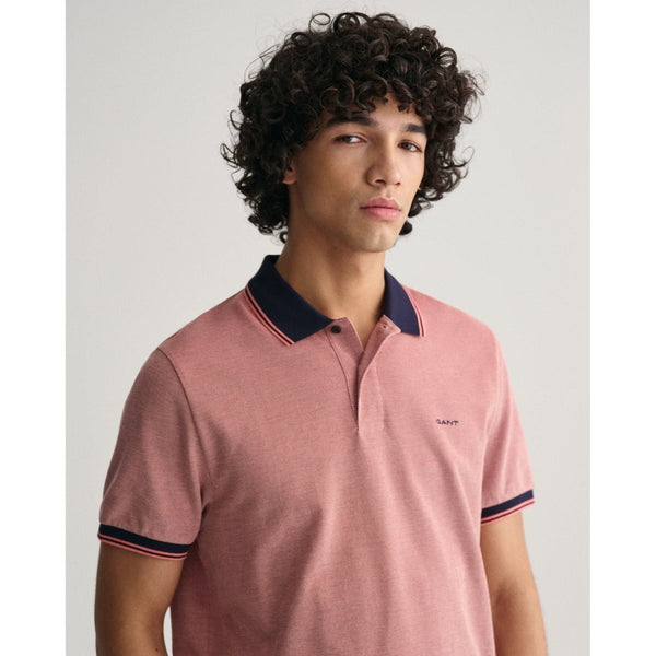 Gant 4 Colour Oxford Pique Polo - Curtis & Dunne