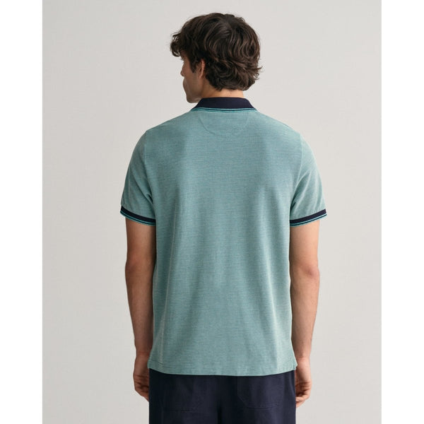 Gant 4 Colour Oxford Pique Polo - Curtis & Dunne