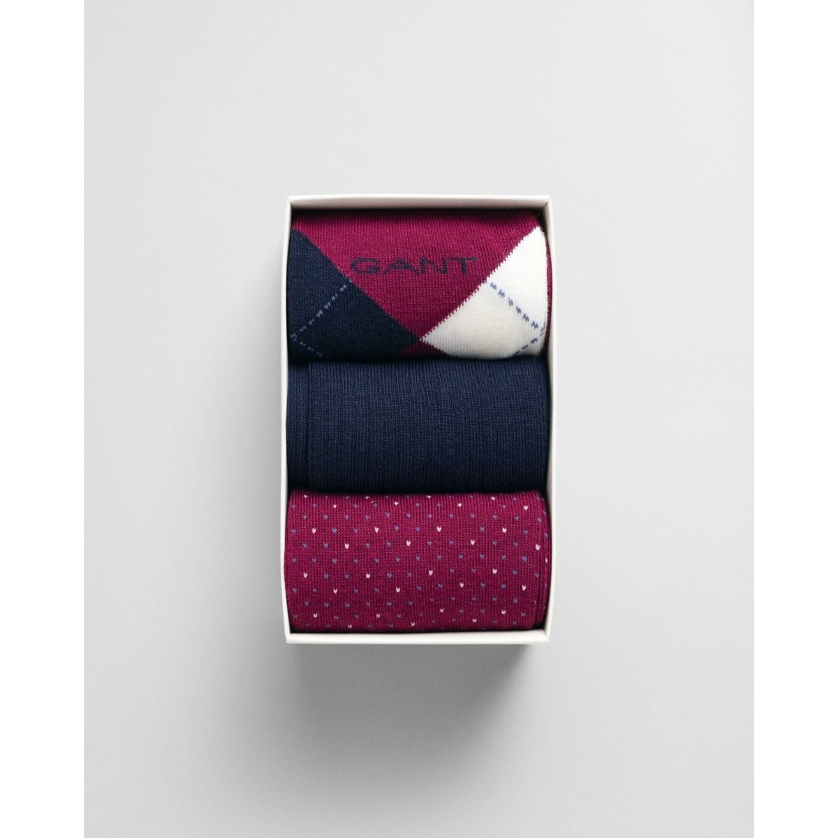 Gant Argyle 3 Pack Socks - Curtis & Dunne