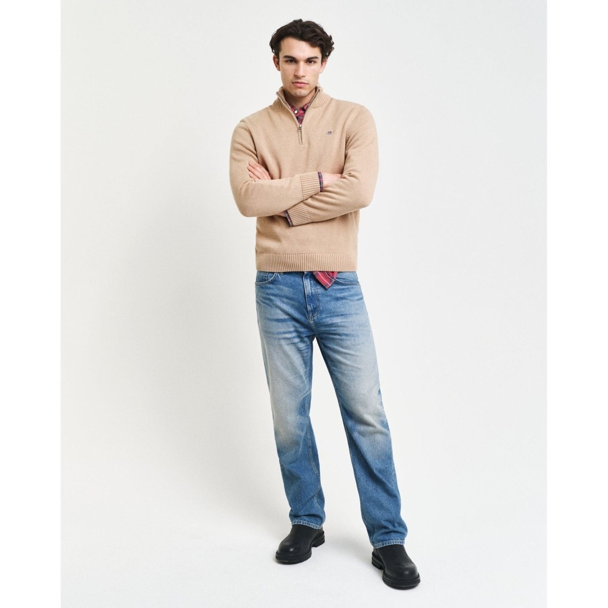 Gant Casual Cotton Half Zip - Curtis & Dunne