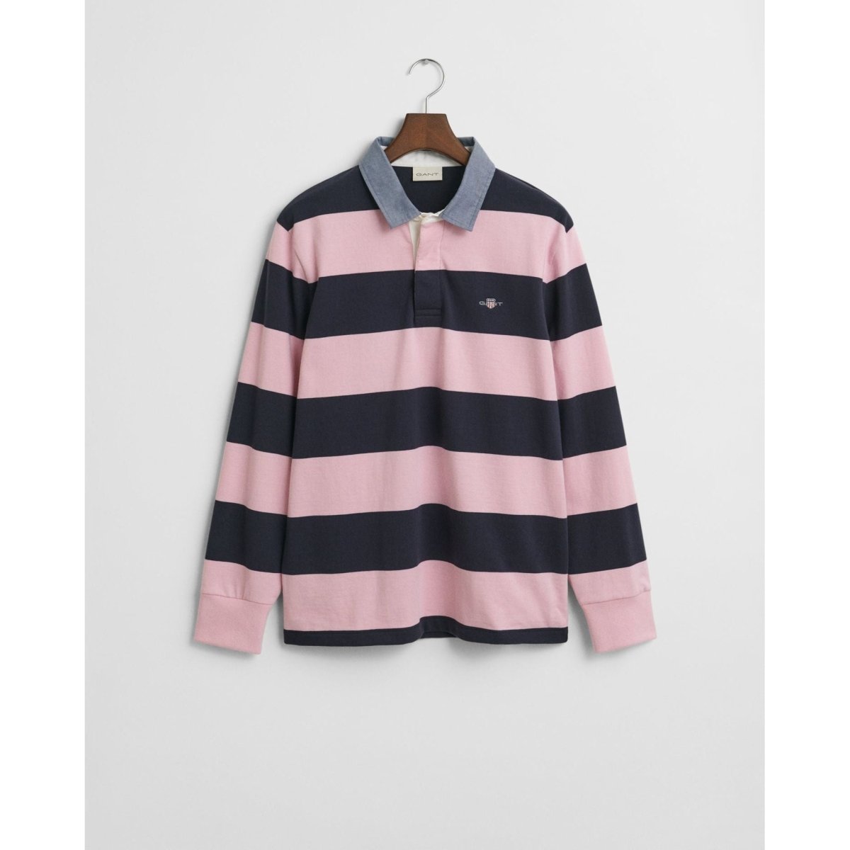 Gant Chambray Stripe Heavy Rugger - Curtis & Dunne