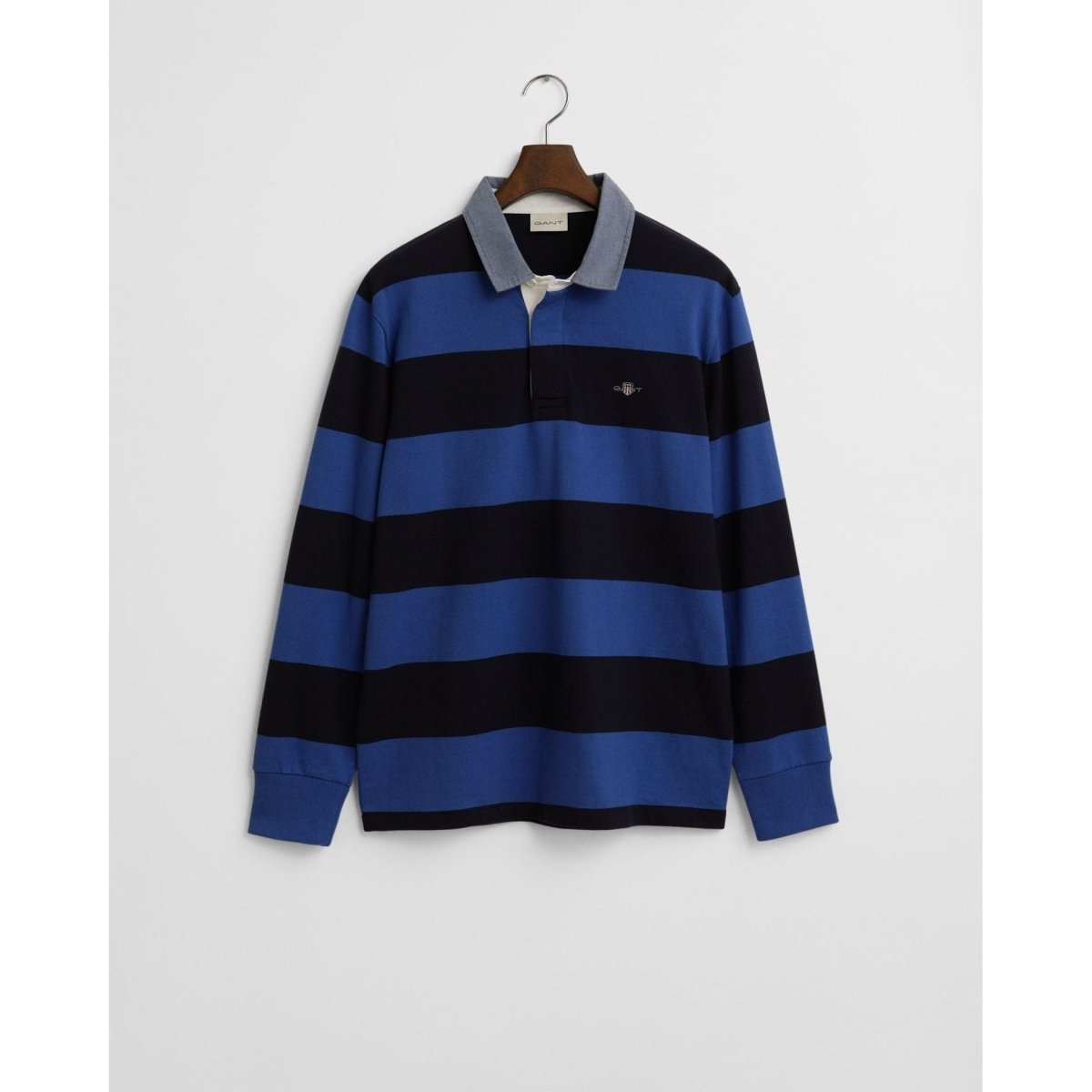 Gant Chambray Stripe Heavy Rugger - Curtis & Dunne