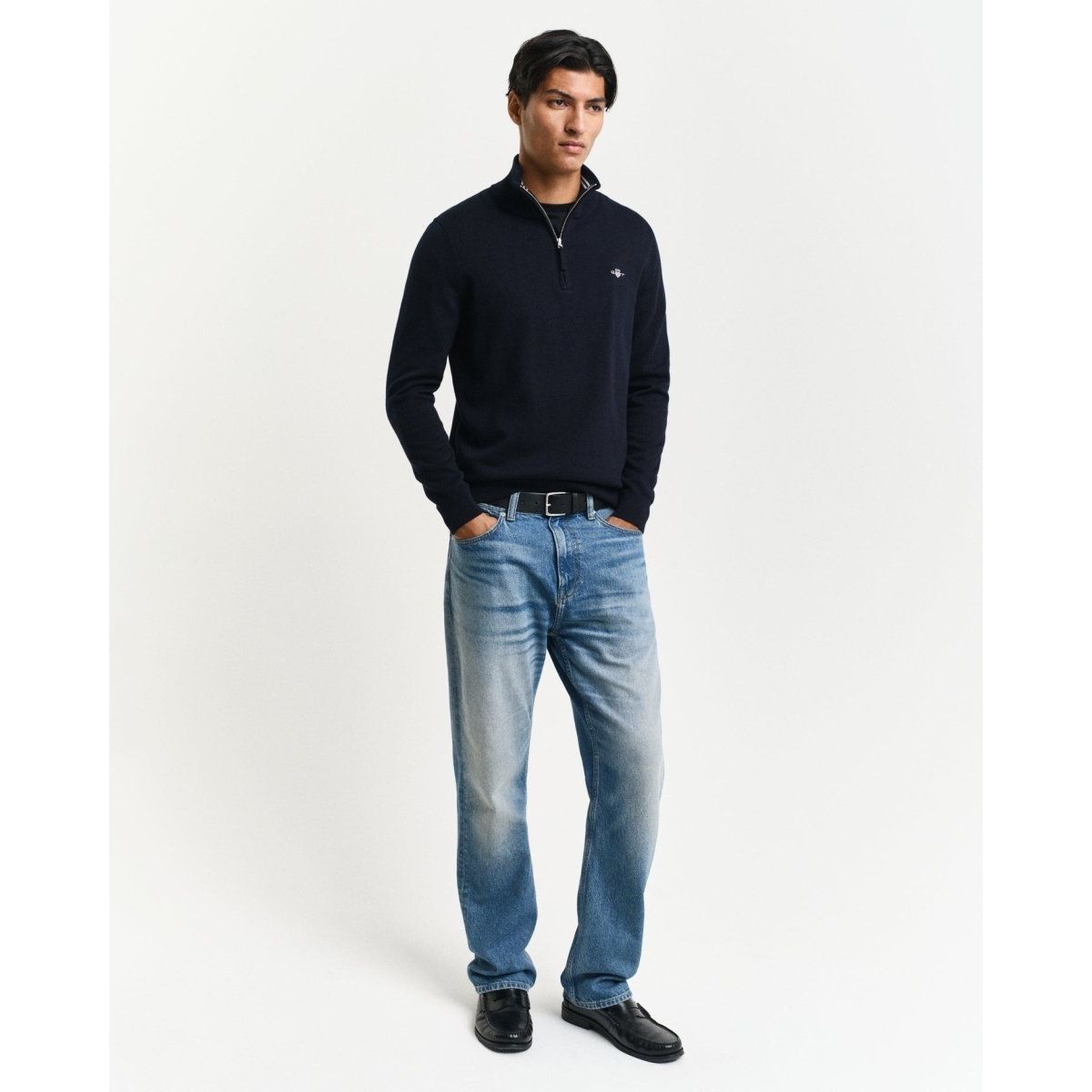 Gant Classic Cotton Half Zip - Curtis & Dunne