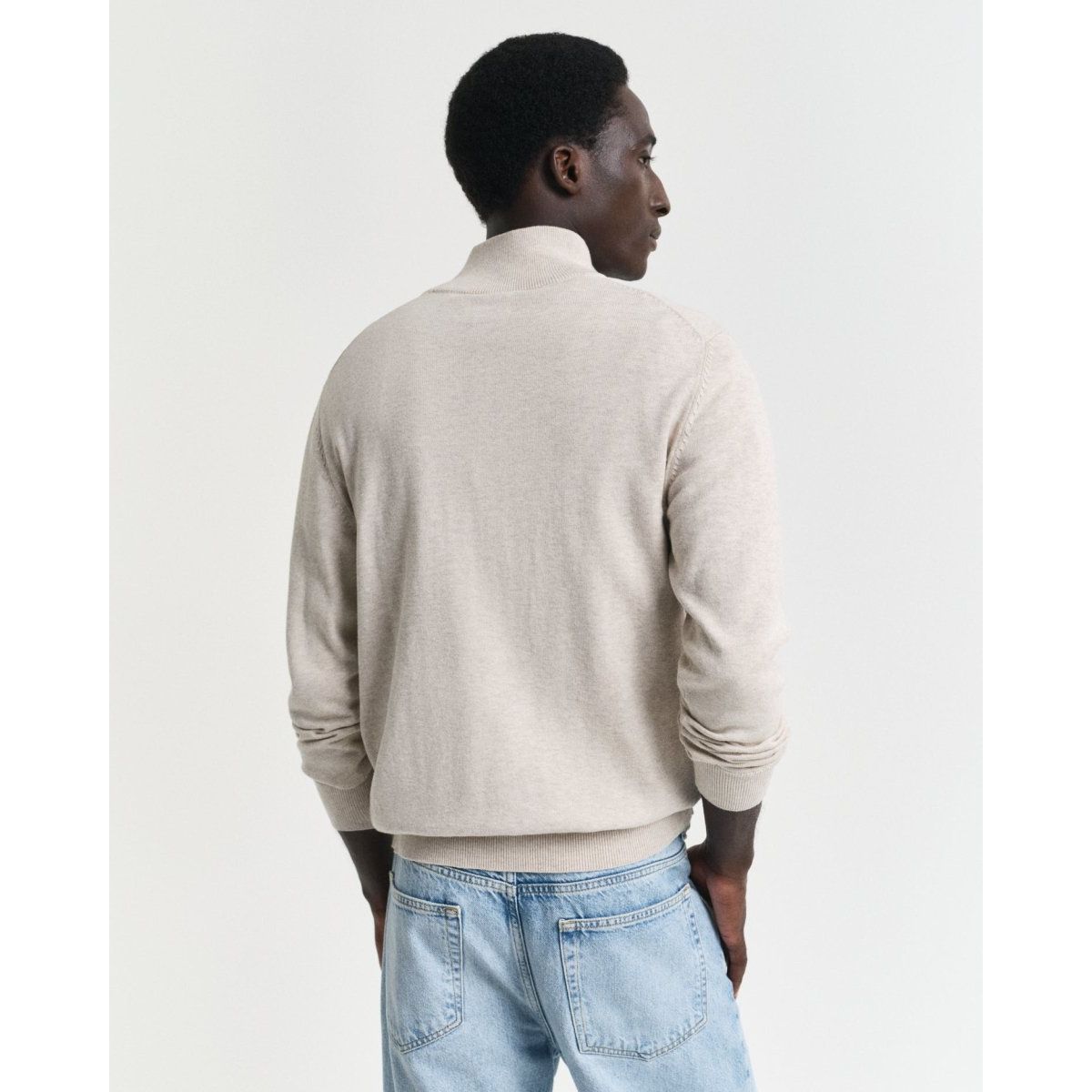 Gant Classic Cotton Half Zip - Curtis & Dunne