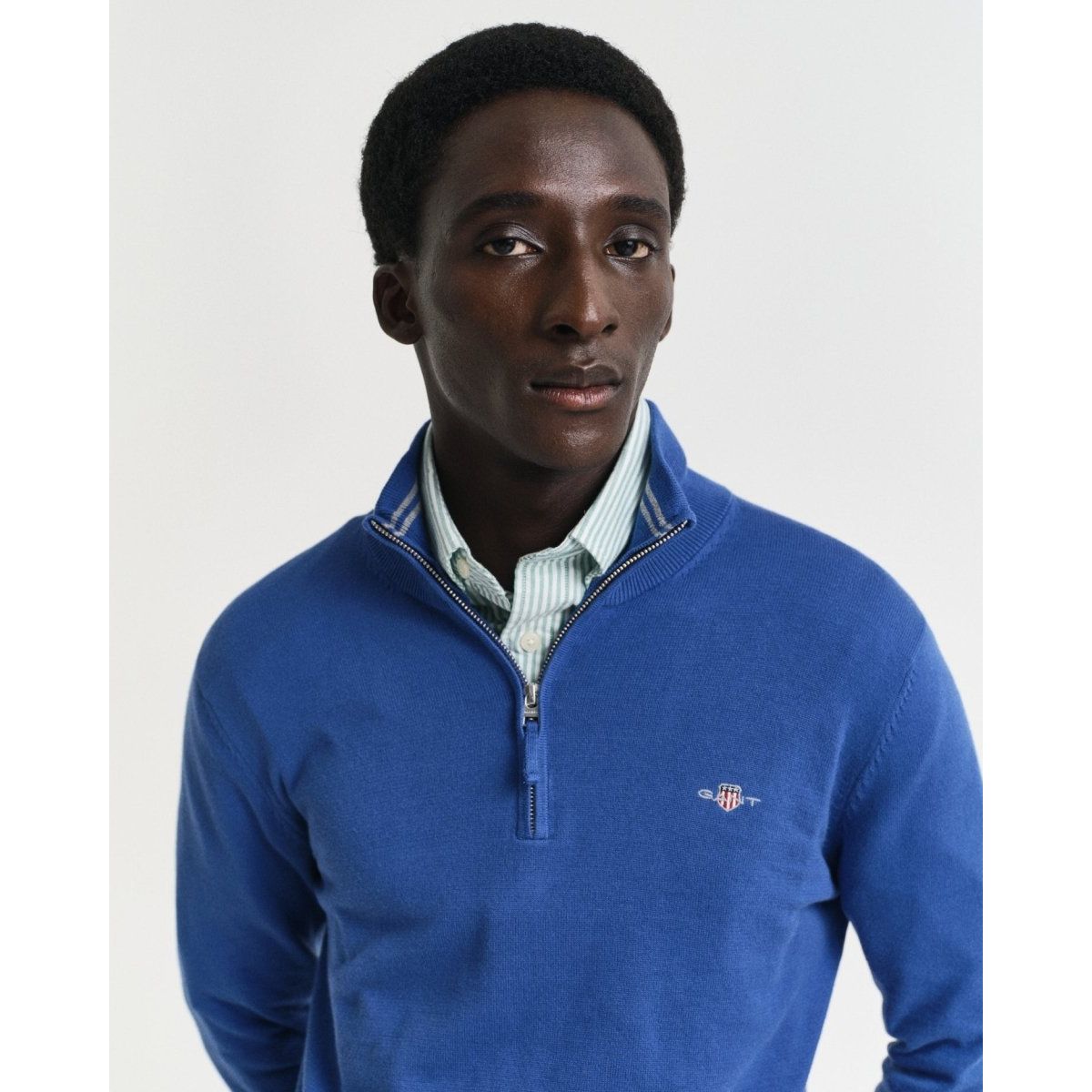 Gant Classic Cotton Half Zip - Curtis & Dunne