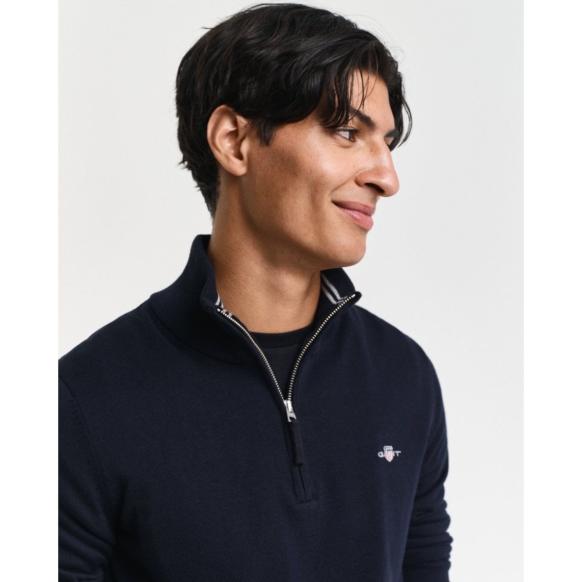 Gant Classic Cotton Half Zip - Curtis & Dunne