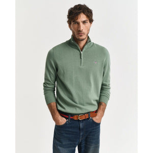Gant Classic Cotton Half Zip - Curtis & Dunne