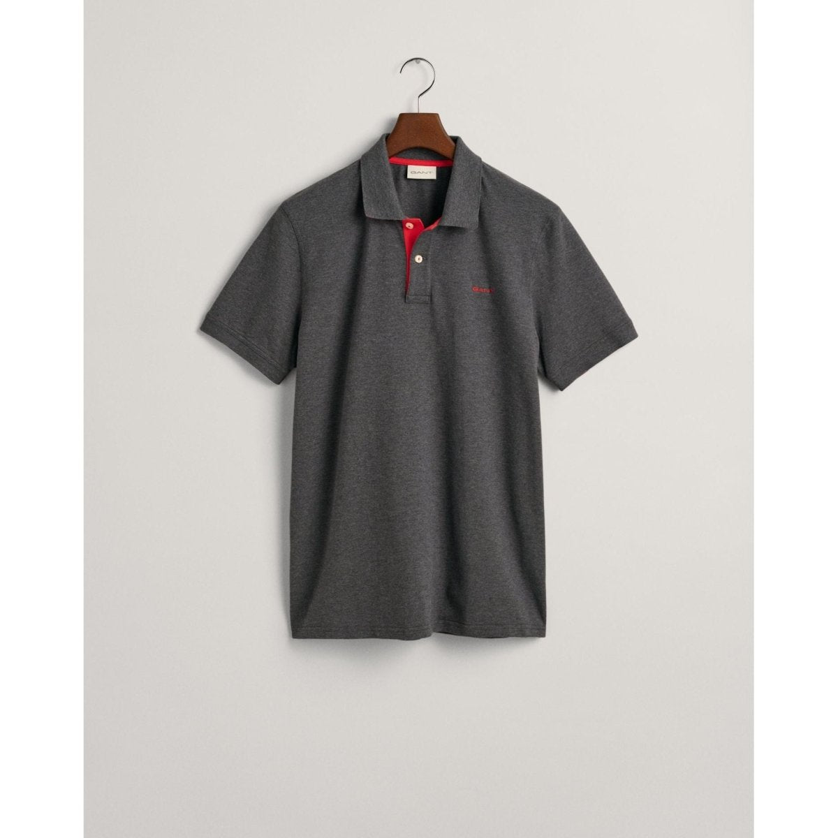 Gant Contrast Pique Polo Shirt - Curtis & Dunne