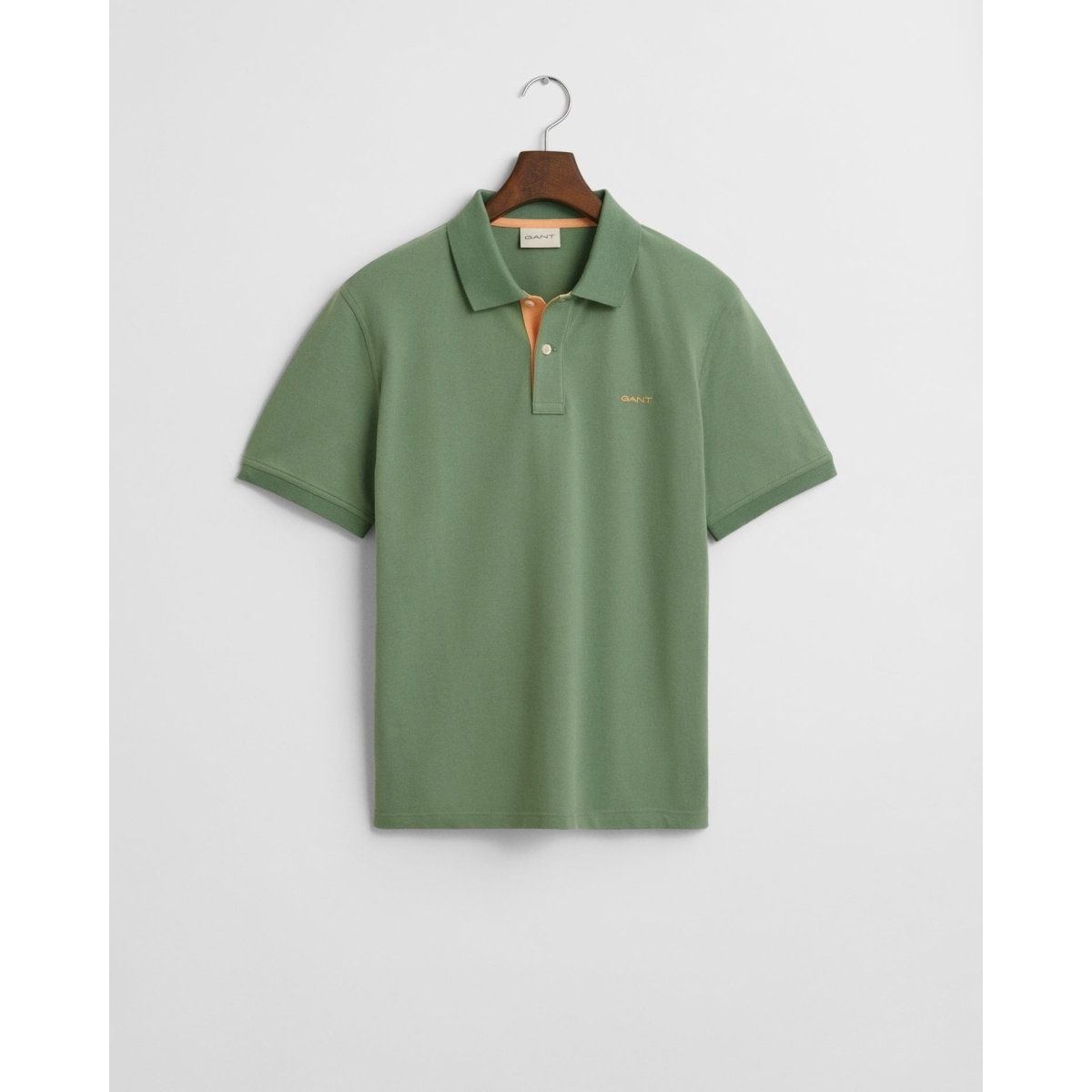 Gant Contrast Pique Polo Shirt - Curtis & Dunne