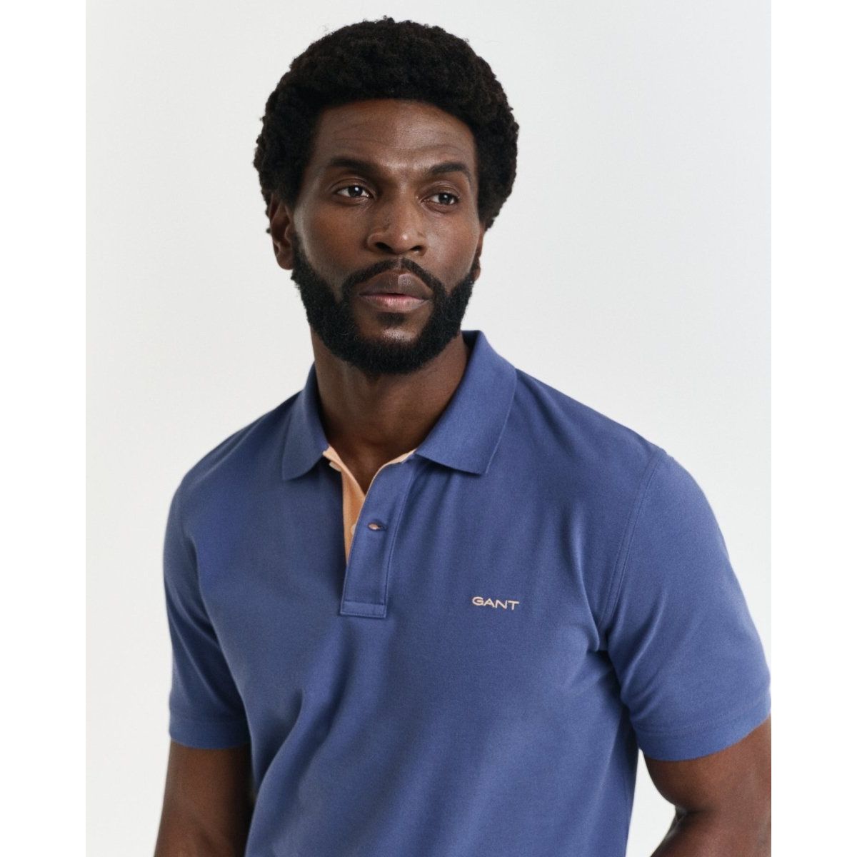 Gant Contrast Pique Polo Shirt - Curtis & Dunne