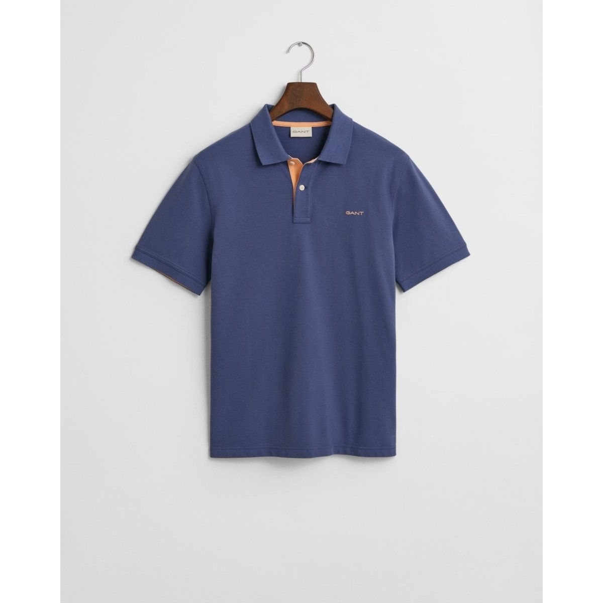 Gant Contrast Pique Polo Shirt - Curtis & Dunne