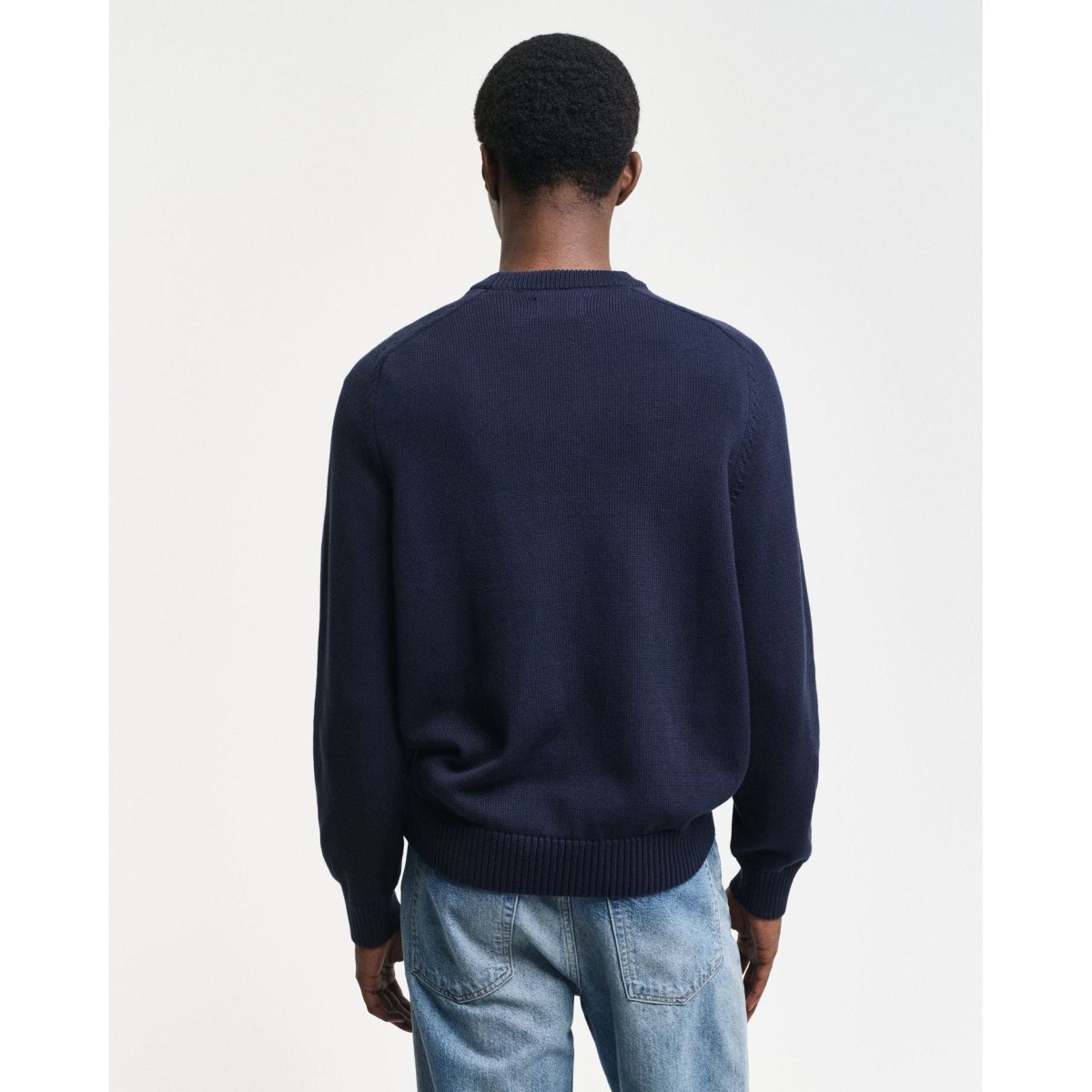 Gant Cotton Saddle Crew Neck - Curtis & Dunne