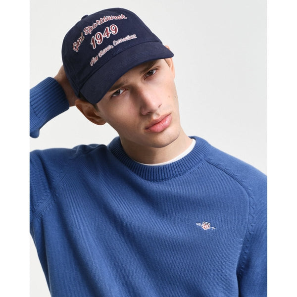 Gant Cotton Saddle Crew Neck - Curtis & Dunne