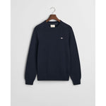 Gant Cotton Saddle Crew Neck - Curtis & Dunne