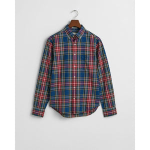 Gant Indigo Check Shirt - Curtis & Dunne