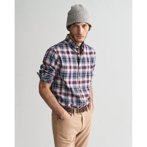 Gant Jaspe Flannel Plaid Shirt - Curtis & Dunne