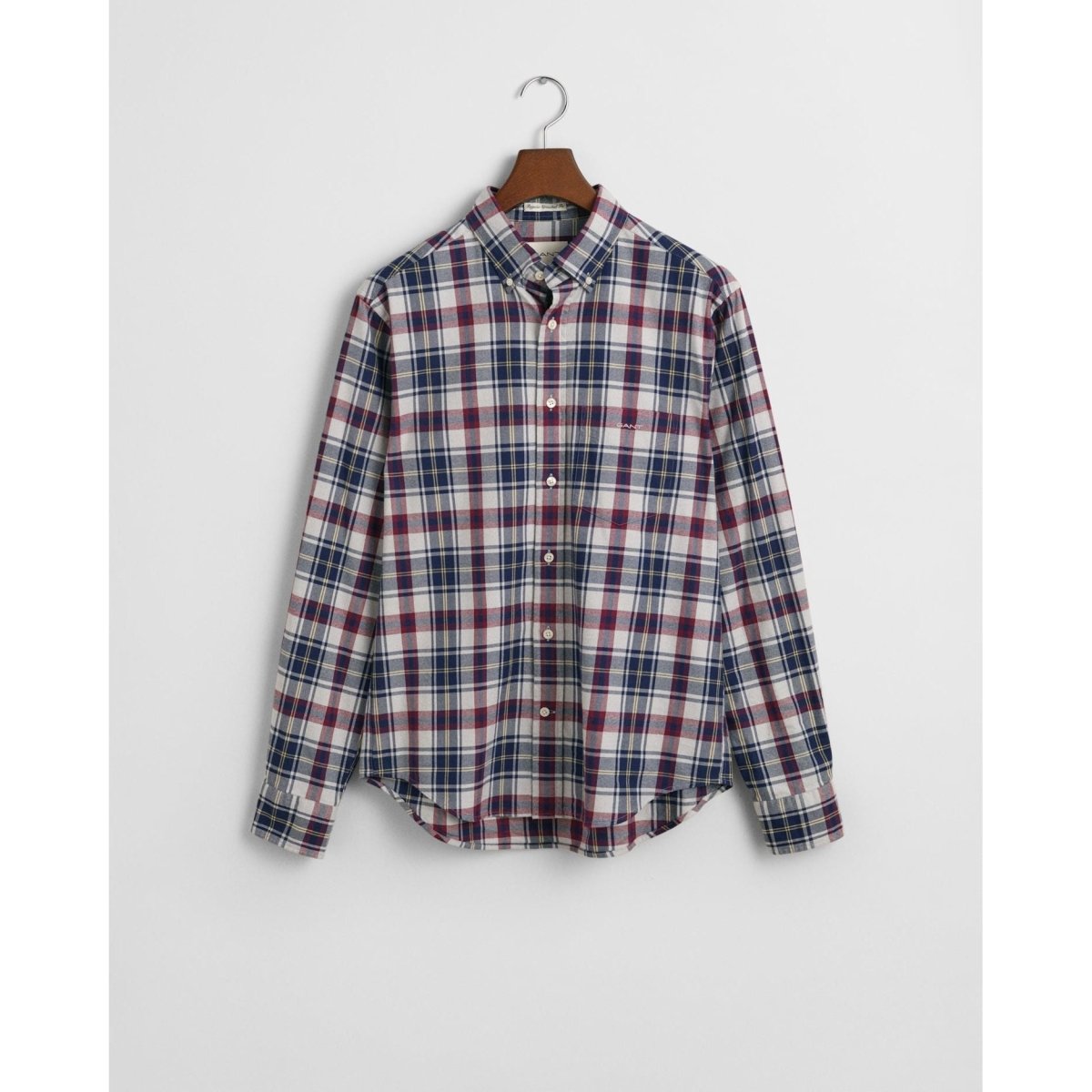 Gant Jaspe Flannel Plaid Shirt - Curtis & Dunne