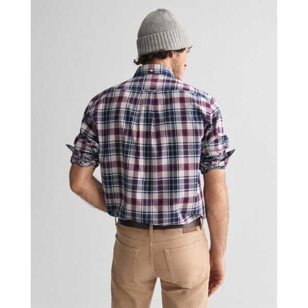 Gant Jaspe Flannel Plaid Shirt - Curtis & Dunne