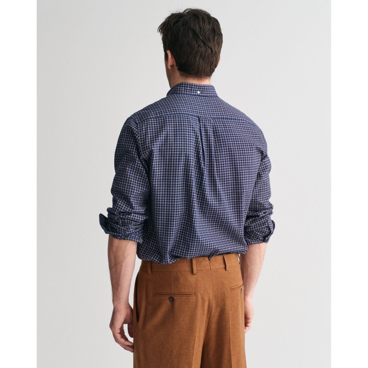 Gant Jaspe Tattersall Shirt - Curtis & Dunne