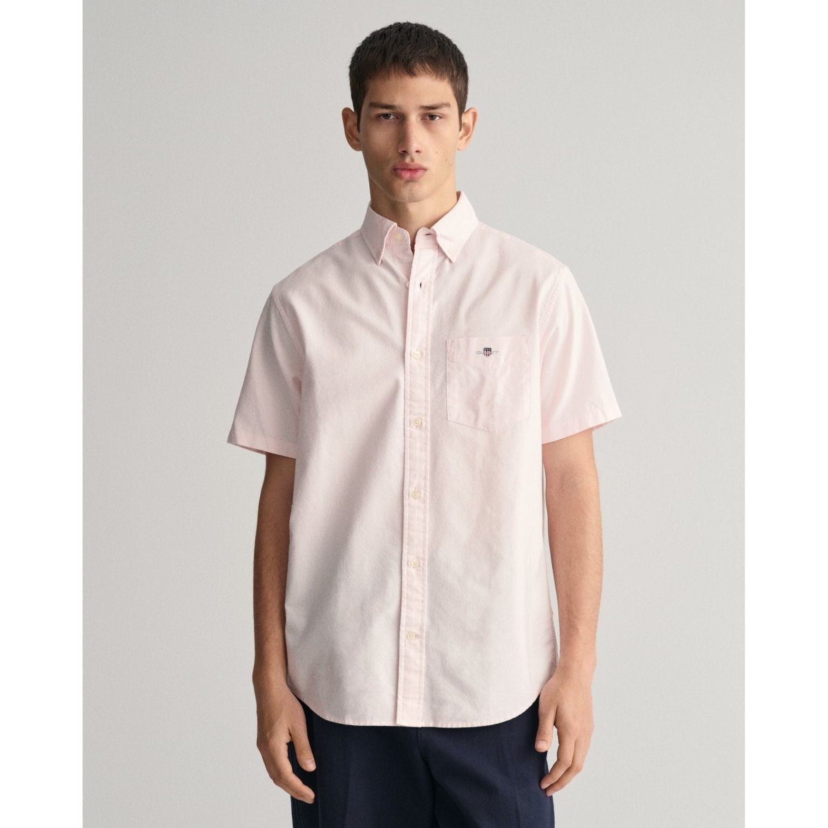 Gant Oxford Short Sleeve Shirt - Curtis & Dunne