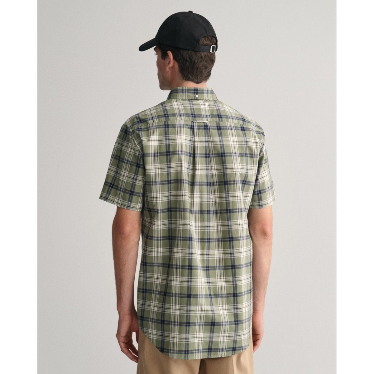 Gant Poplin Check Short Sleeve Shirt - Curtis & Dunne