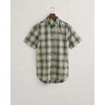 Gant Poplin Check Short Sleeve Shirt - Curtis & Dunne