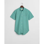 Gant Poplin Gingham Short Sleeve Shirt - Curtis & Dunne