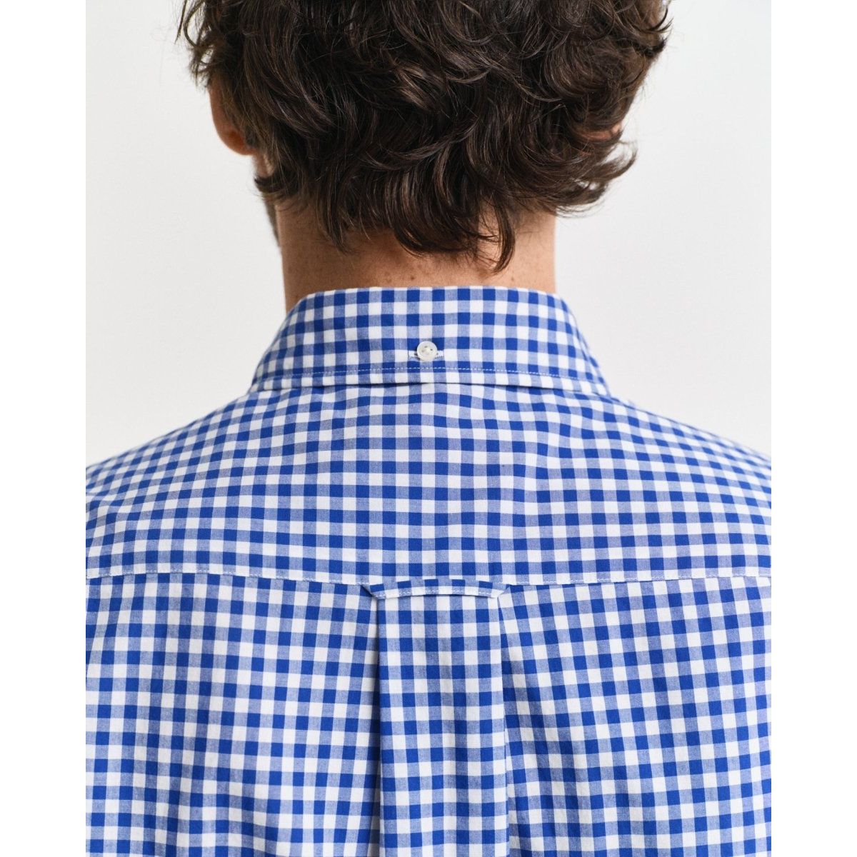 Gant Poplin Gingham Short Sleeve Shirt - Curtis & Dunne