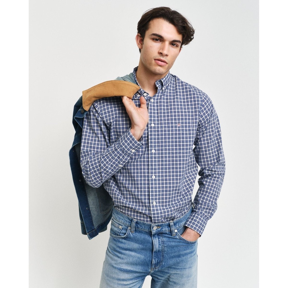 Gant Poplin Tartan Check Shirt - Curtis & Dunne