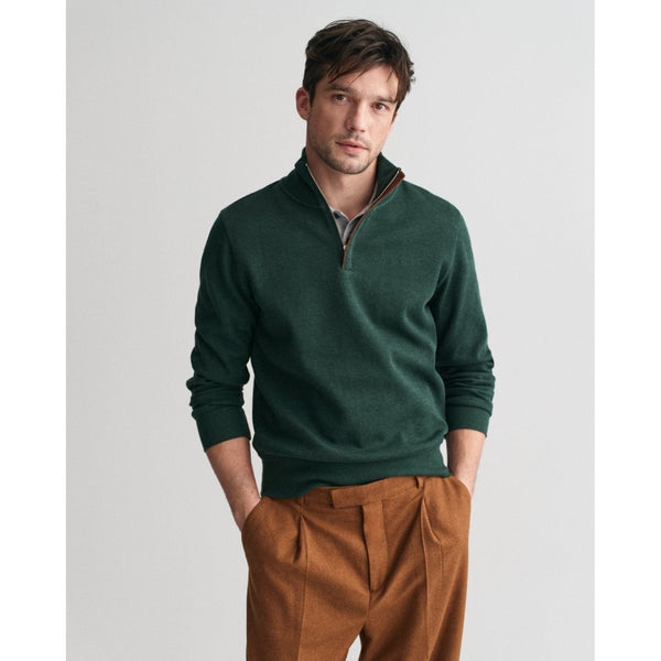 Gant Sacker Rib Half Zip - Curtis & Dunne