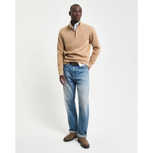 Gant Sacker Rib Half Zip - Curtis & Dunne