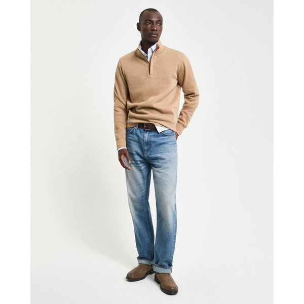 Gant Sacker Rib Half Zip - Curtis & Dunne