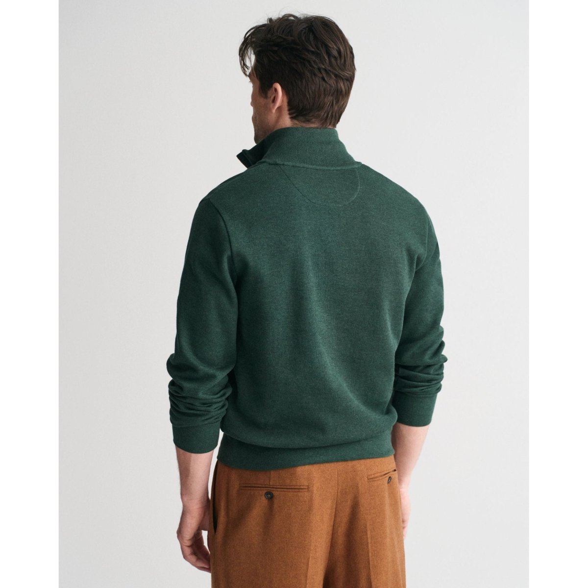 Gant Sacker Rib Half Zip - Curtis & Dunne