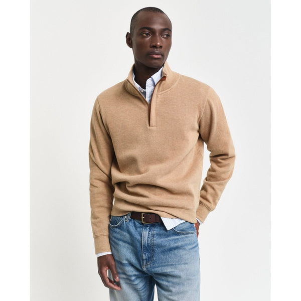 Gant Sacker Rib Half Zip - Curtis & Dunne