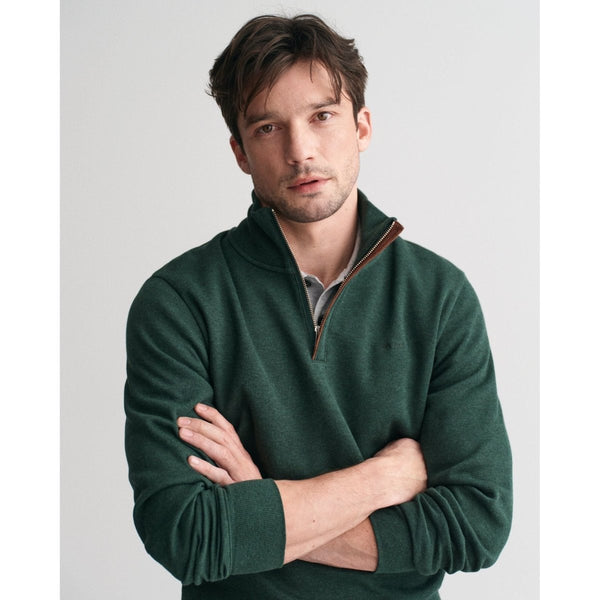 Gant Sacker Rib Half Zip - Curtis & Dunne