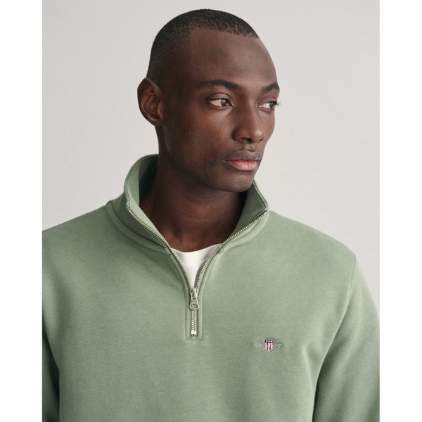 Gant Shield Half Zip Sweat - Curtis & Dunne