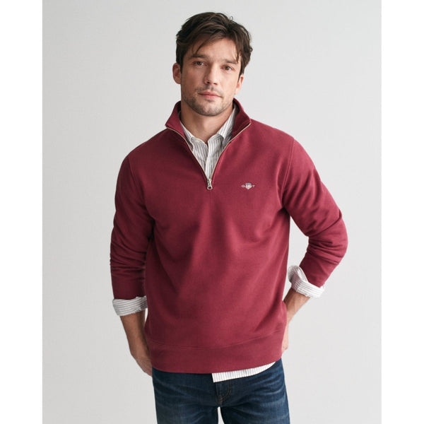 Gant Shield Half Zip Sweat - Curtis & Dunne