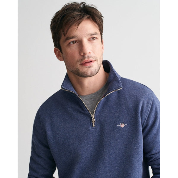 Gant Shield Half Zip Sweat - Curtis & Dunne